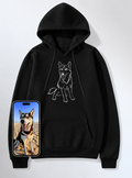 Sudadera con bordado personalizado de tu mascota